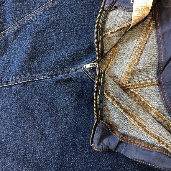 Free People Vintage Denim Skirt - Picture 3 of 4